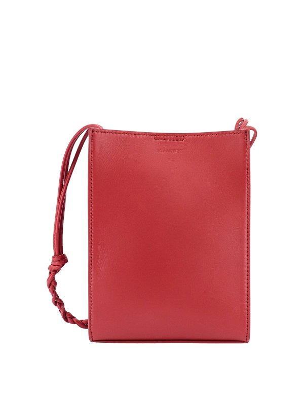 JIL SANDER: Schultertaschen - Schultertasche - Rot