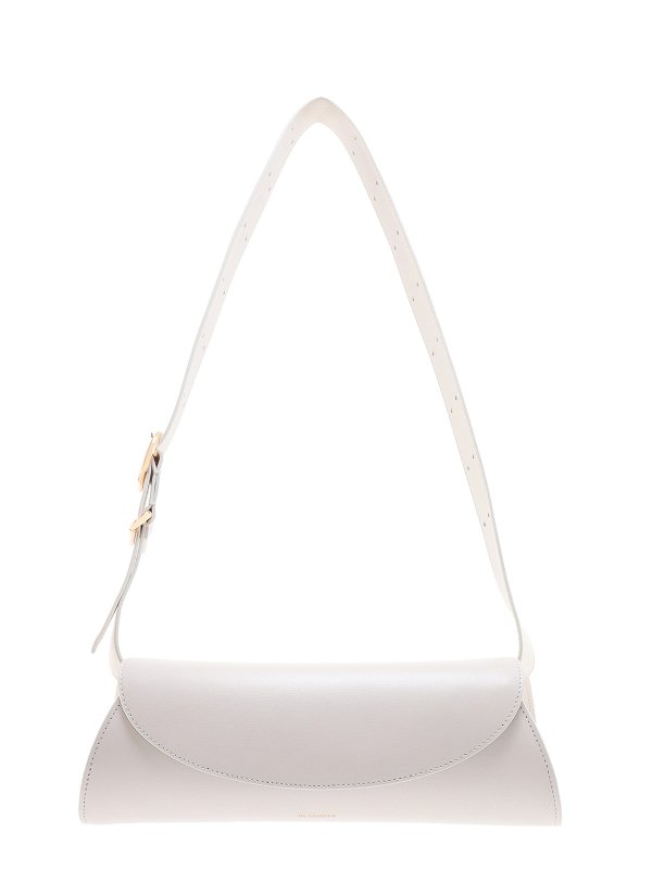 Bolsa De Hombro - Blanco shop online: JIL SANDER