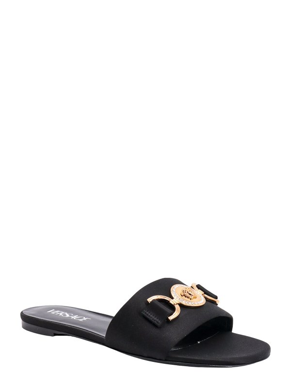 VERSACE: Sandalias online - Sandalias - Negro