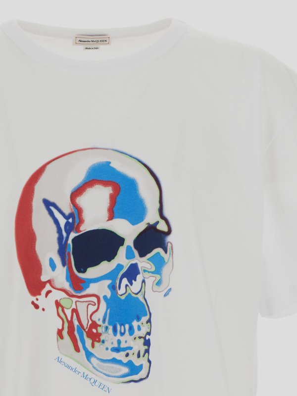 The Best Shops ALEXANDER MCQUEEN: T-shirts - T-Shirt - Weiß