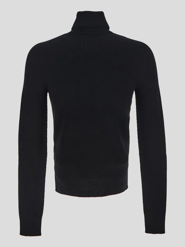Balmain: Pull col rond online - Pull Col Rond - Noir