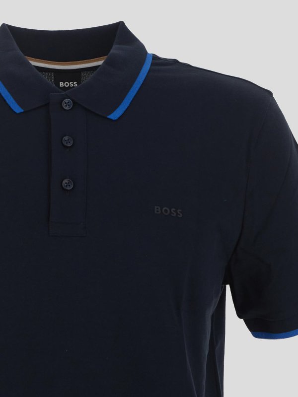 The Best Shops Hugo Boss: ポロシャツ - ポロシャツ - ブルー