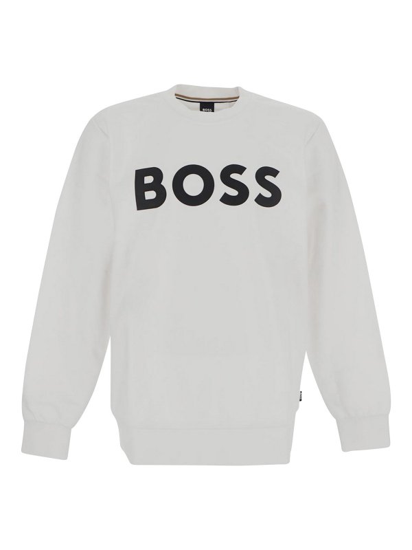 Hugo Boss: スウェット＆セーター - スウェットシャツ/セーター - 白