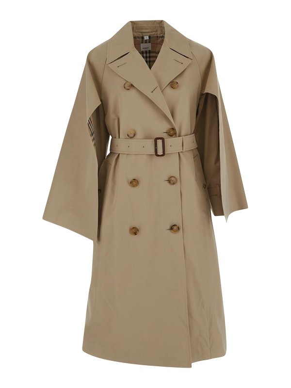 BURBERRY: knee length coats - Coat