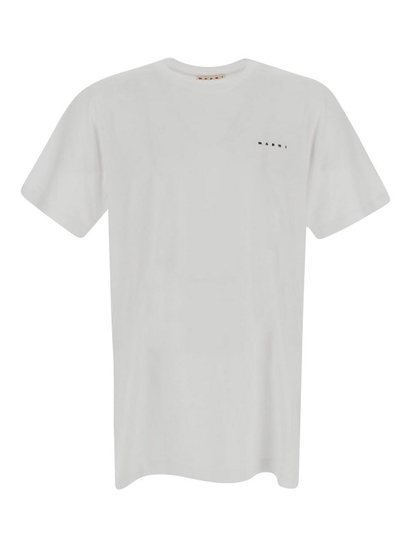 Marni: Tシャツ - Tシャツ - 白
