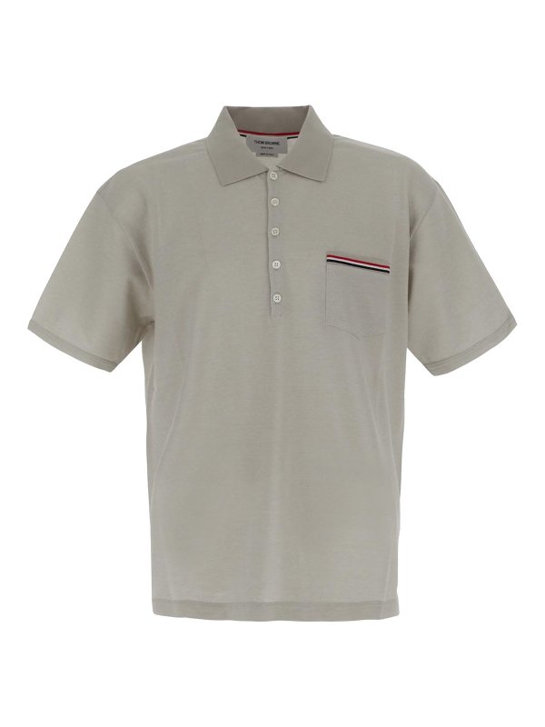 THOM BROWNE: Poloshirts - Poloshirt - Weiß
