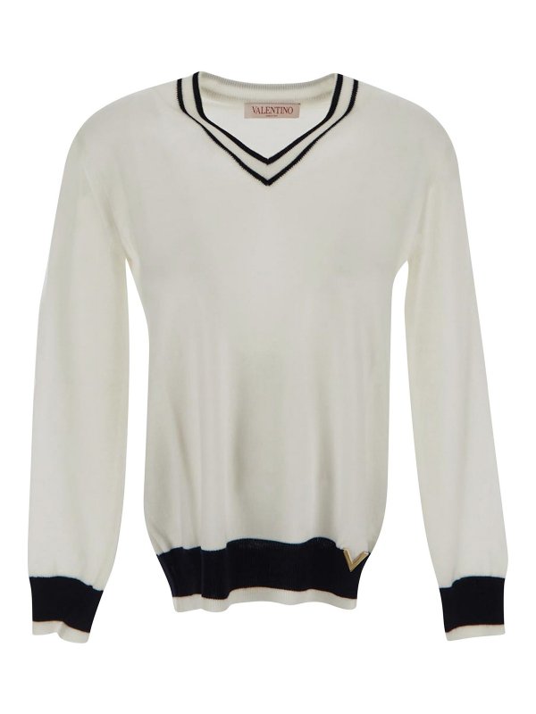 VALENTINO: クルーネック - クルーネック - 白