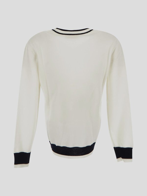 VALENTINO: クルーネック online - クルーネック - 白