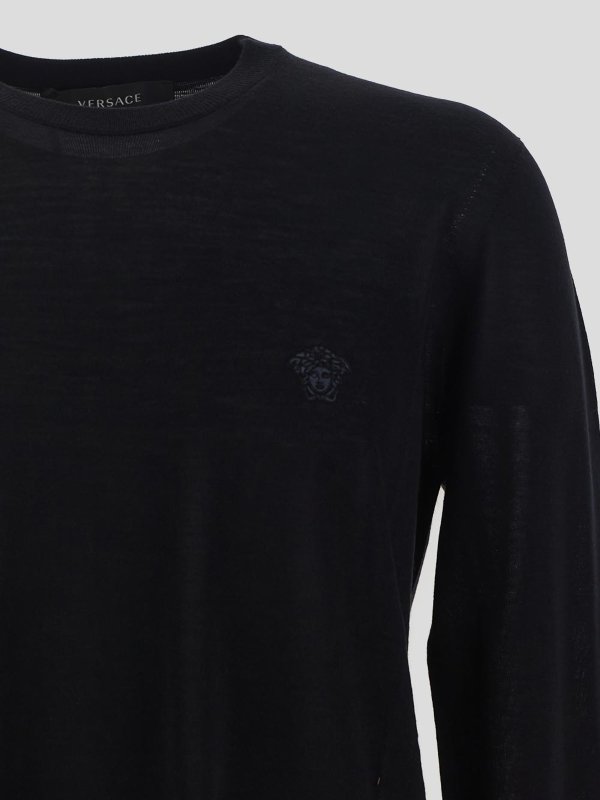 The Best Shops Versace Jeans Couture: クルーネック - クルーネック - 黒