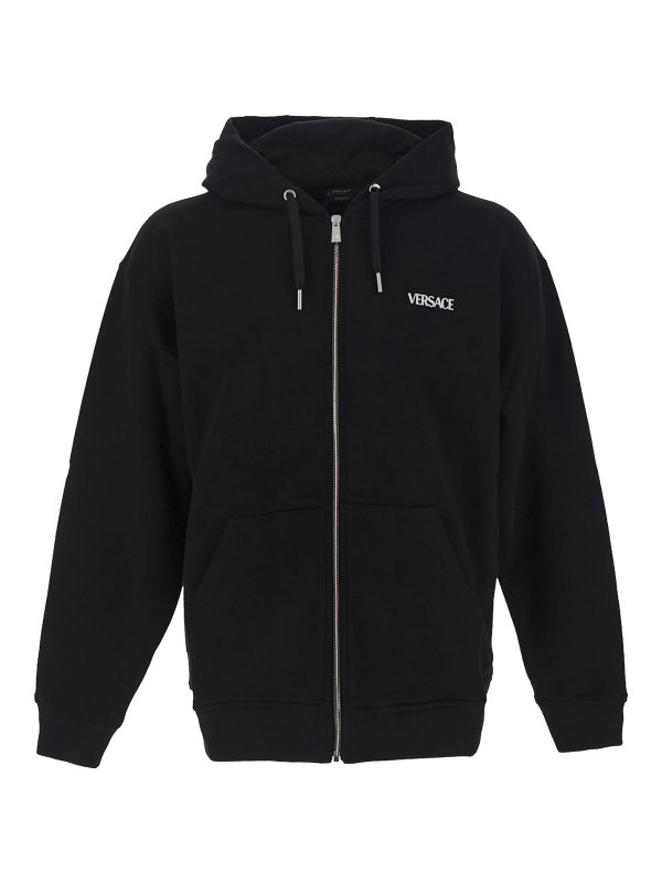 Versace Jeans Couture: スウェット＆セーター - スウェットシャツ/セーター - 黒