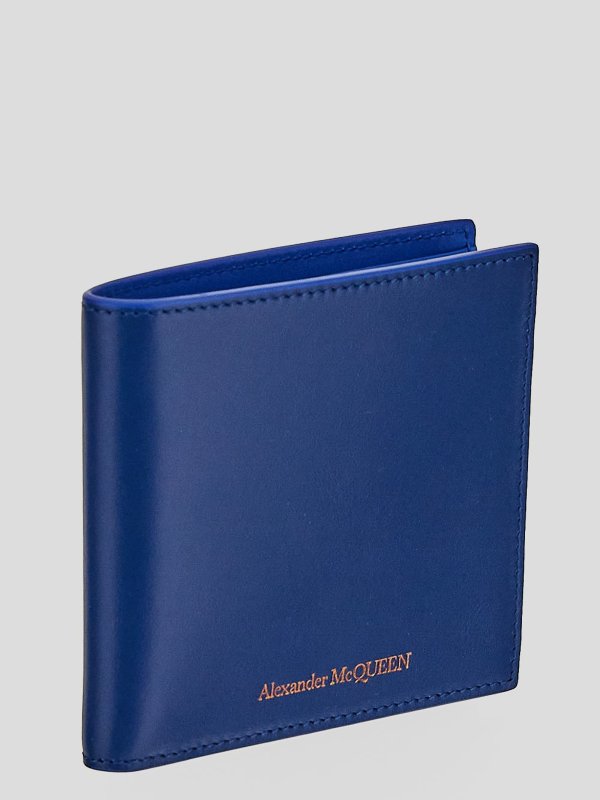ALEXANDER MCQUEEN: 財布＆ポーチ online - 財布 - ブルー