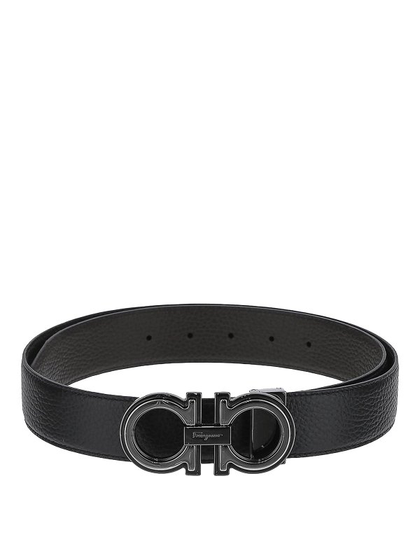 FERRAGAMO: Gürtel - Gürtel - Schwarz