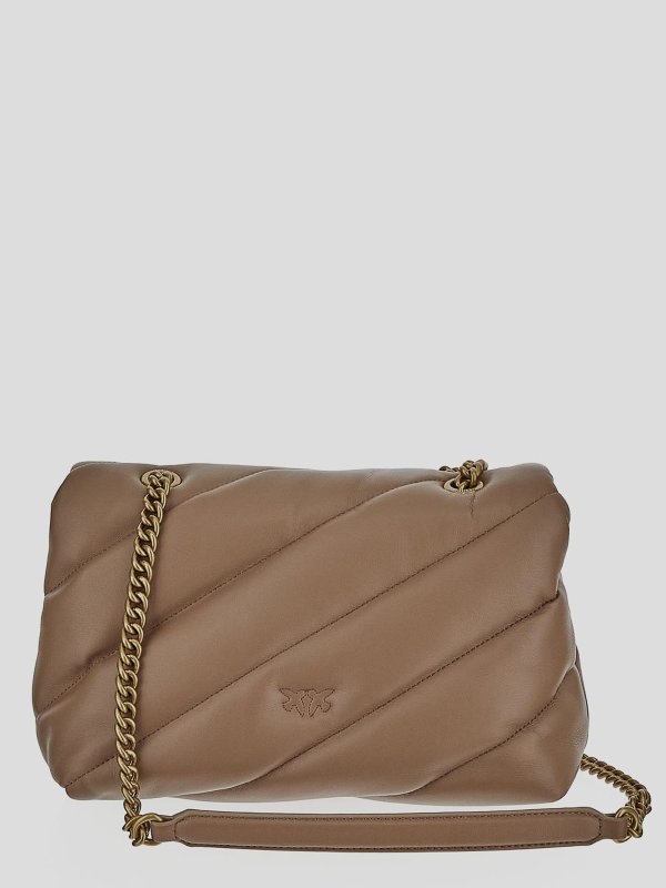 The Best Shops Pinko: Schultertaschen - Schultertasche - Beige
