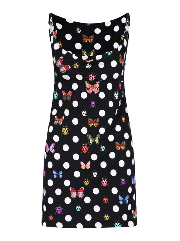 VERSACE: short dresses - Versace dresses black