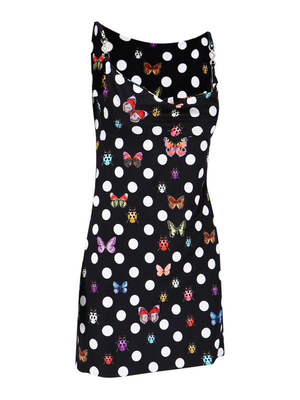 VERSACE: short dresses online - Versace dresses black