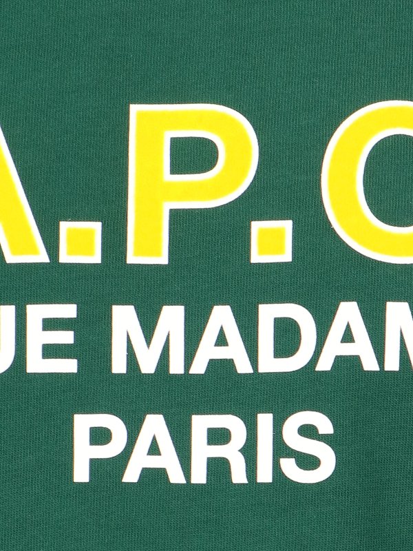 A.p.c. t-shirt e polo verdi shop online: A.P.C.