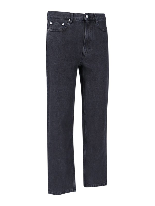 A.P.C.: straight leg jeans online - A.p.c. jeans black