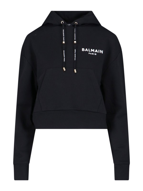 Balmain: Sweatshirts & Sweaters - Balmain sweaters black