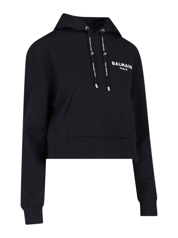 Balmain: Sweatshirts & Sweaters online - Balmain sweaters black