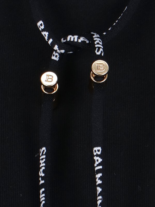 Balmain sweaters black shop online: Balmain
