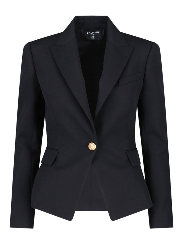 Balmain: blazers - Balmain jackets black