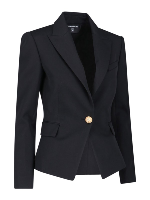 Balmain: blazers online - Balmain jackets black