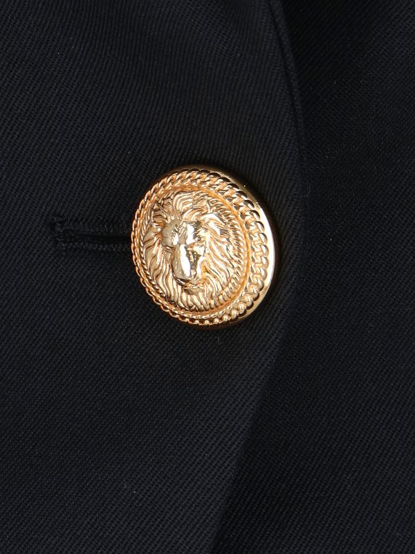 Balmain jackets black shop online: Balmain