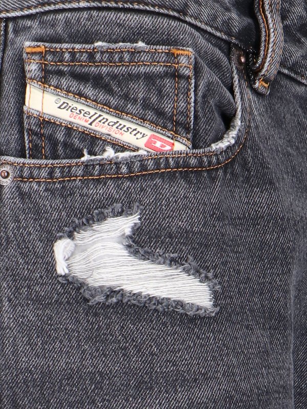 Diesel jeans black shop online: DIESEL