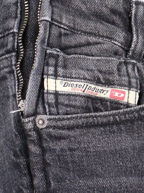Jeans Diesel neri shop online: DIESEL
