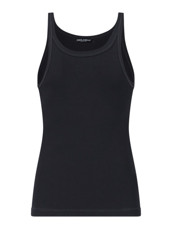 DOLCE & GABBANA: t-shirts - Dolce & gabbana t-shirts and polos black