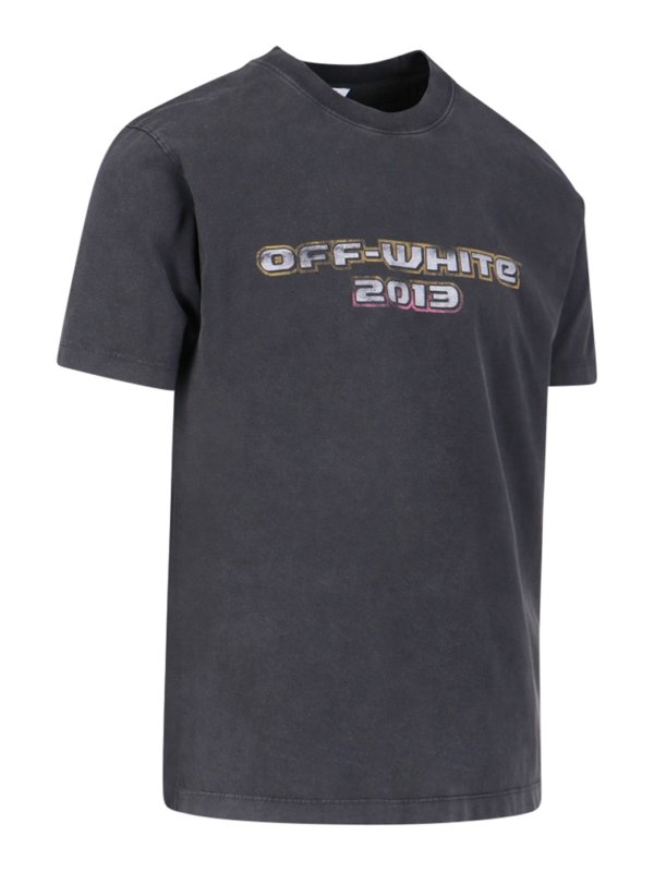 OFF-WHITE: t-shirts online - Off-white t-shirts and polos black