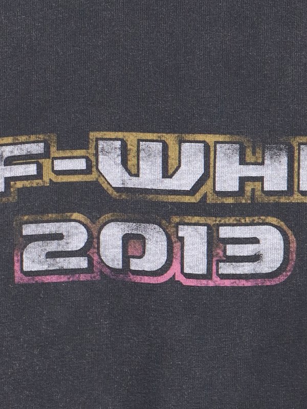 Off-white t-shirts and polos black shop online: OFF-WHITE