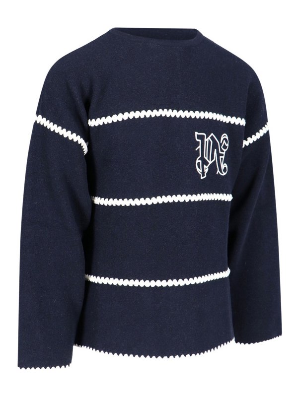 The Best Shops Palm Angels: スウェット＆セーター - スウェットシャツ/セーター - ブルー