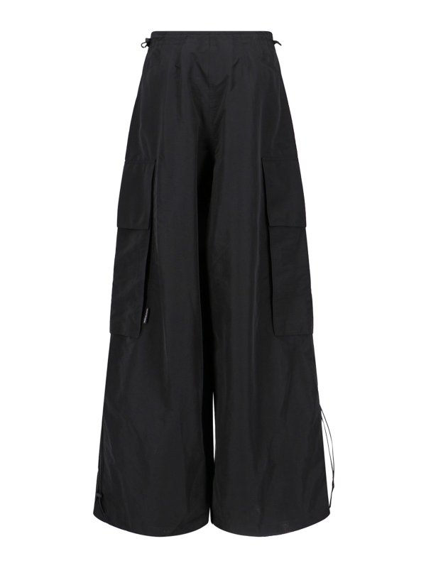 The Best Shops Palm Angels: casual trousers - Palm angels trousers black