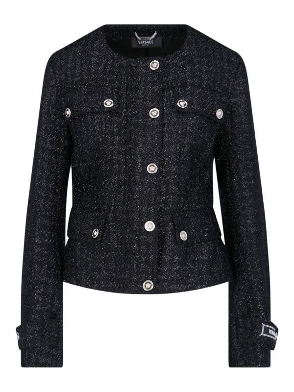 VERSACE: casual jackets - Versace jackets black