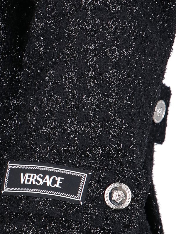 Versace jackets black shop online: VERSACE
