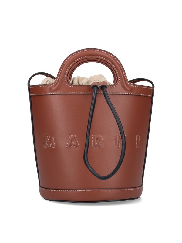 Marni トートバッグ - ブラウン|SCMP0056U0LV58900M29