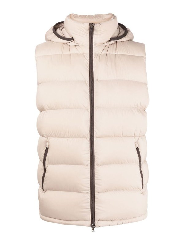 HERNO: Westen - Weste - Beige