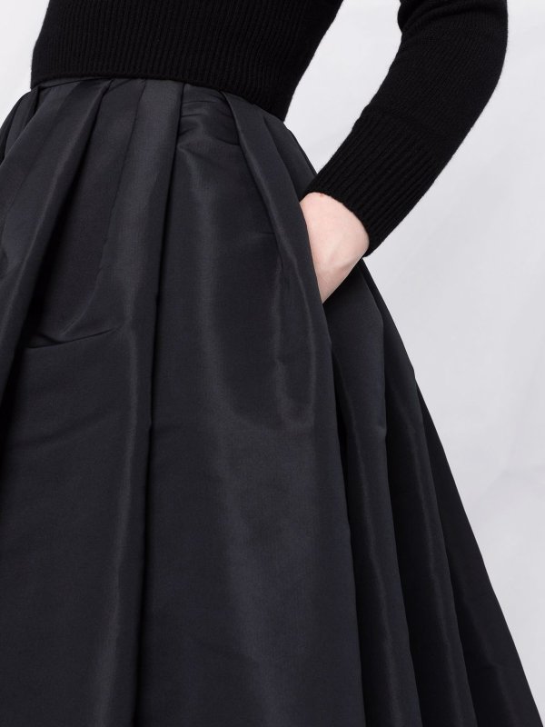 ALEXANDER MCQUEEN: Jupes midi et au genou online - Jupe Midi - Noir