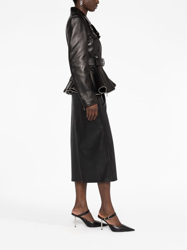 ALEXANDER MCQUEEN buy online Lederjacke - Schwarz
