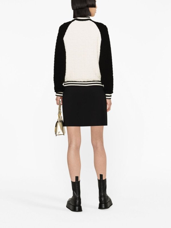 Balmain: Suéteres con cuello pico online - Suéter Cuello Redondo - Negro