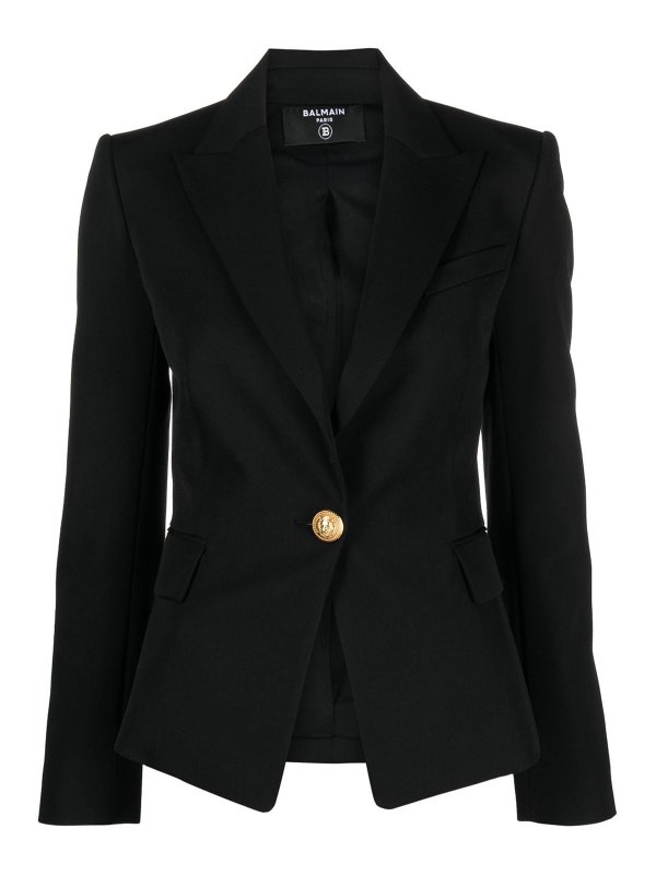 Balmain: ブレザー - ブレザー - 黒