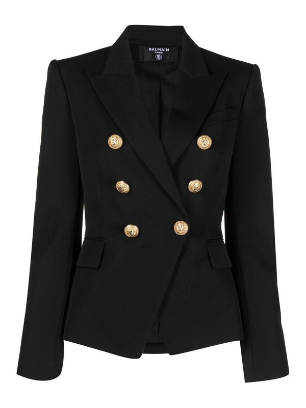 Balmain: Blazer - Blazer - Schwarz