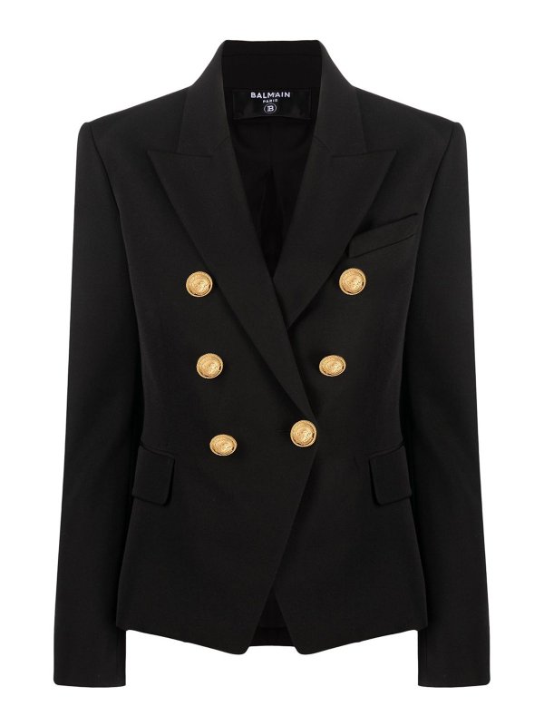 Balmain: ブレザー - ブレザー - 黒
