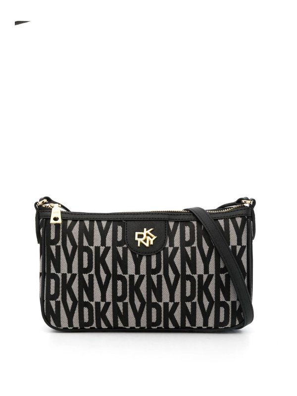 DKNY: cross body bags - Carol monogram crossbody bag