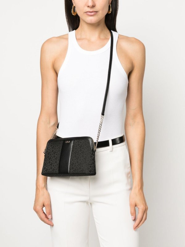 Borsa a tracolla con logo Bryant shop online: DKNY