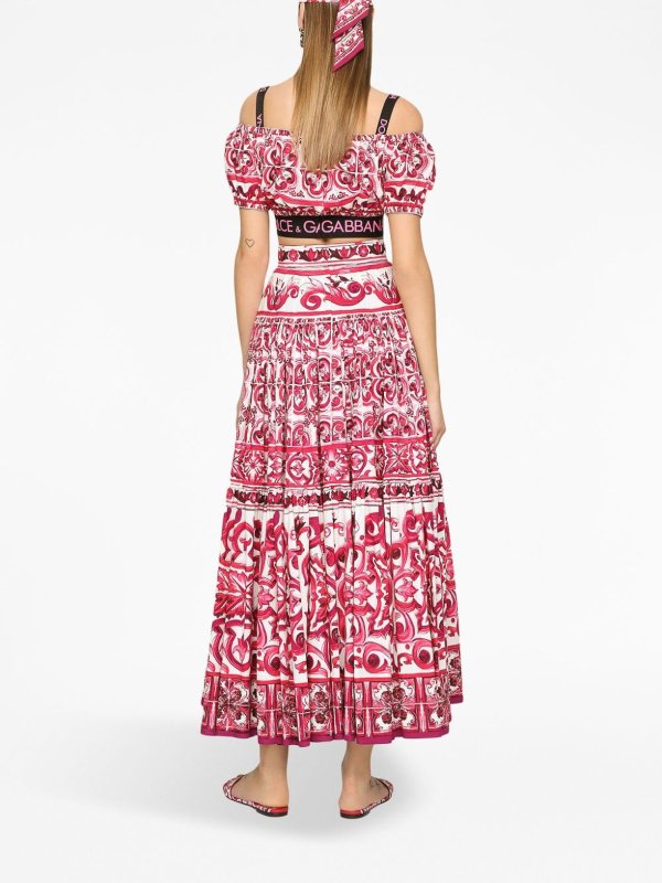 The Best Shops DOLCE & GABBANA: Jupes midi et au genou - Jupe Midi - Multicolore