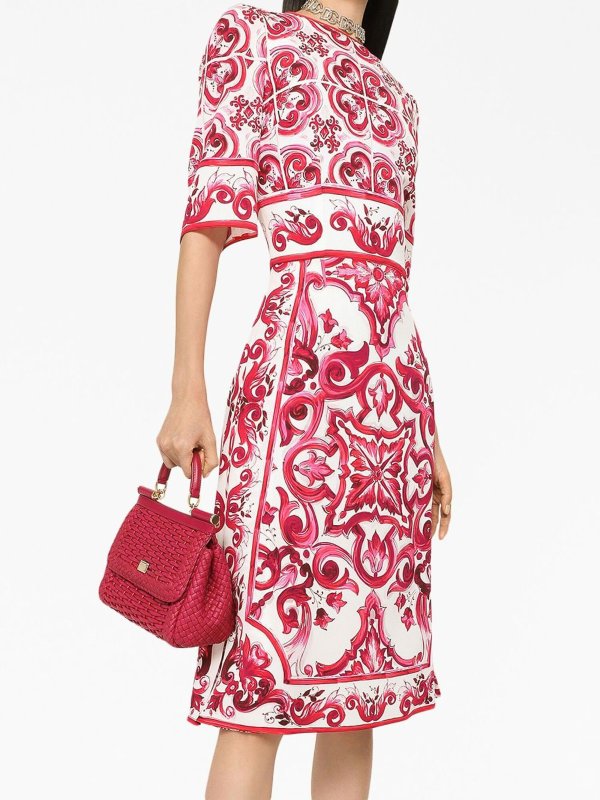 The Best Shops DOLCE & GABBANA: ニーレングスドレス - 膝丈ドレス - マルチカラー