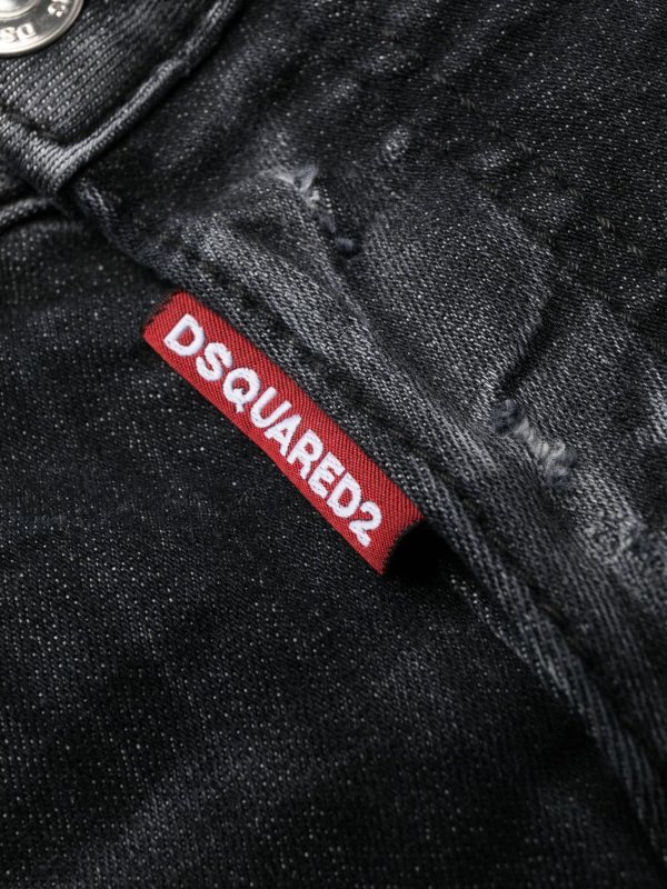 DSQUARED2 buy online Vaqueros Rectos - Negro