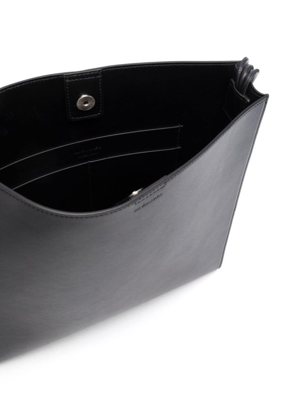 JIL SANDER: cross body bags online - Tangle leather crossbody bag